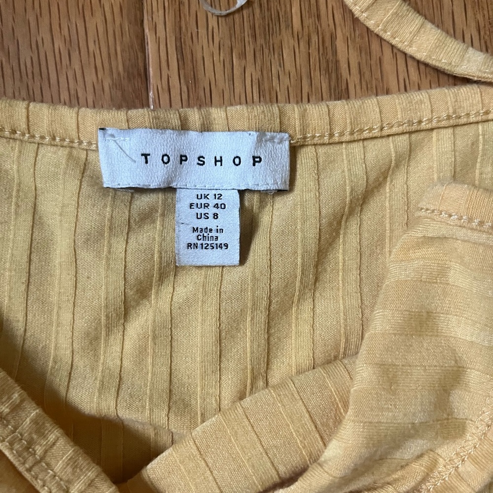 Top shop crop top size med